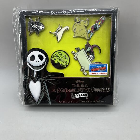 Loungefly The Nightmare Before Christmas Pin Set of 6 New York Comic Con 2018